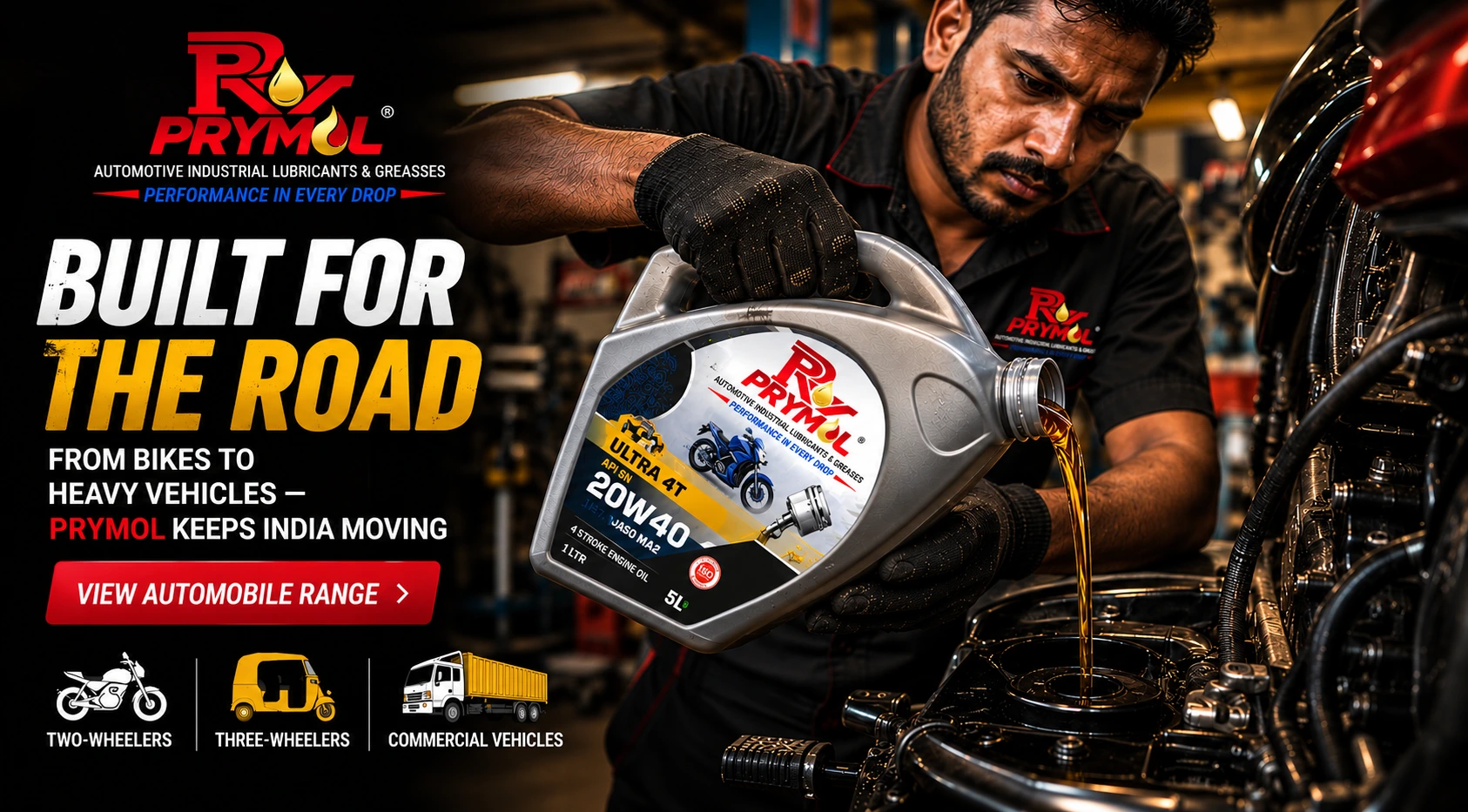 Prymol automobile lubricants